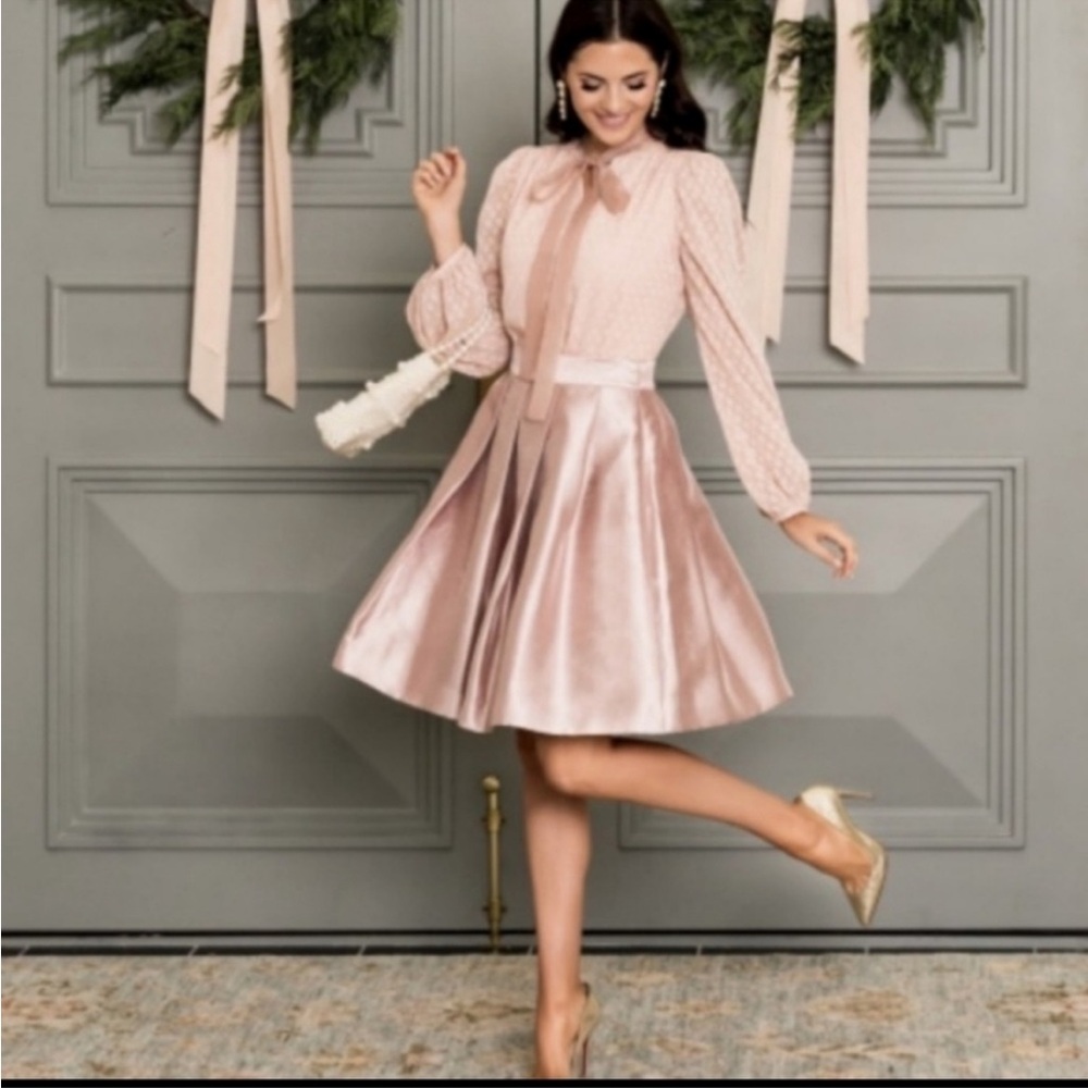 Rachel Parcell Pink Twill Skirt